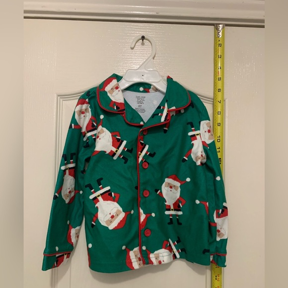 Baby’s Size (2T) Santa Claus Pajama Set Carter’s Just one you - Picture 2 of 8